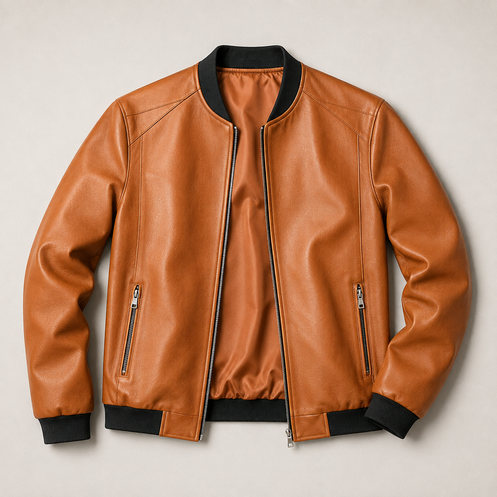 Agustín | Chaqueta bomber de piel