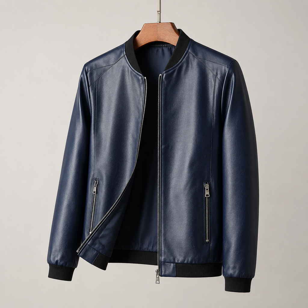 Agustín | Chaqueta bomber de piel