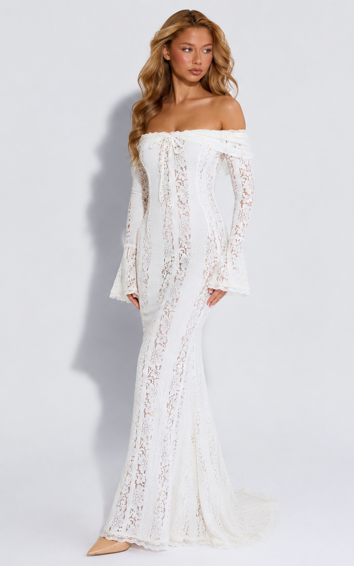 Lorraine | Vestido largo de encaje