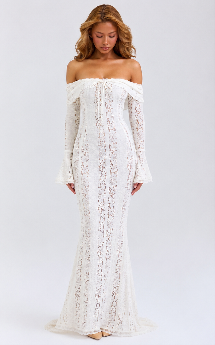 Lorraine | Vestido largo de encaje