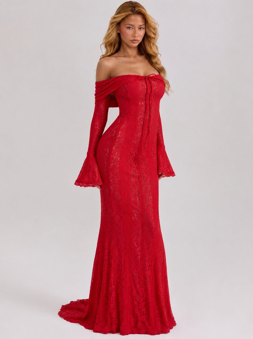 Lorraine | Vestido largo de encaje