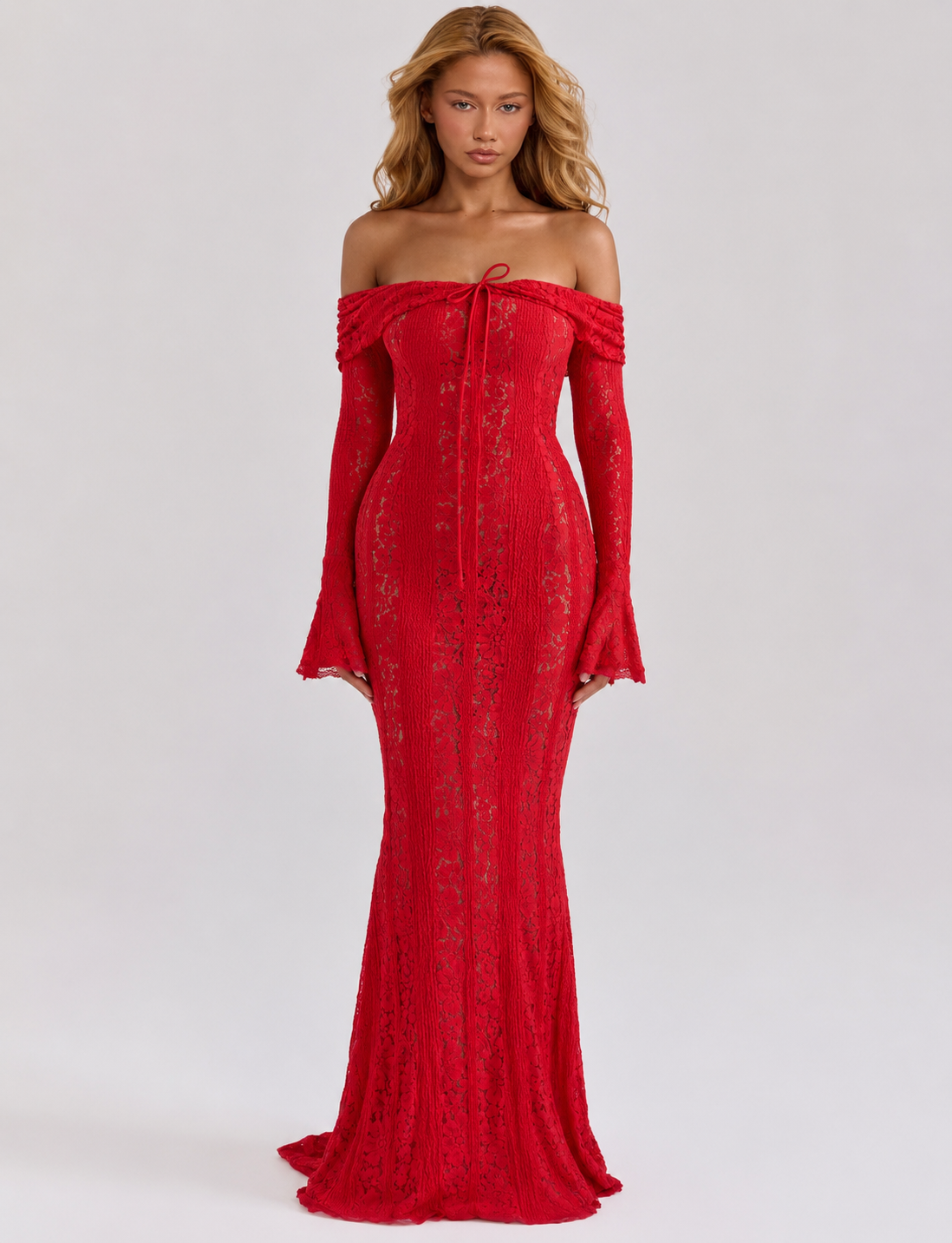 Lorraine | Vestido largo de encaje