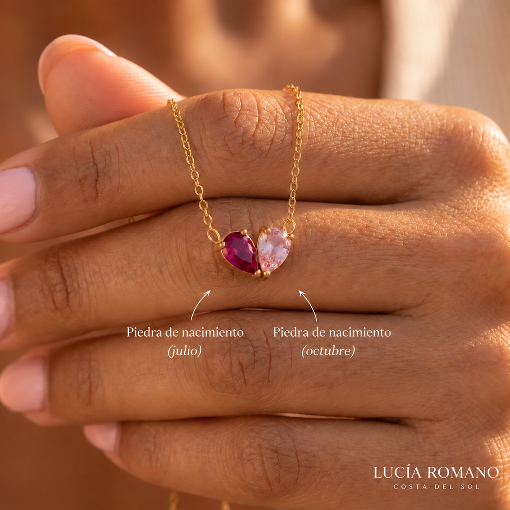 Iris | Colgante con piedras de nacimiento