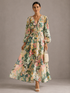 Selena | Vestido femenino con estampado floral