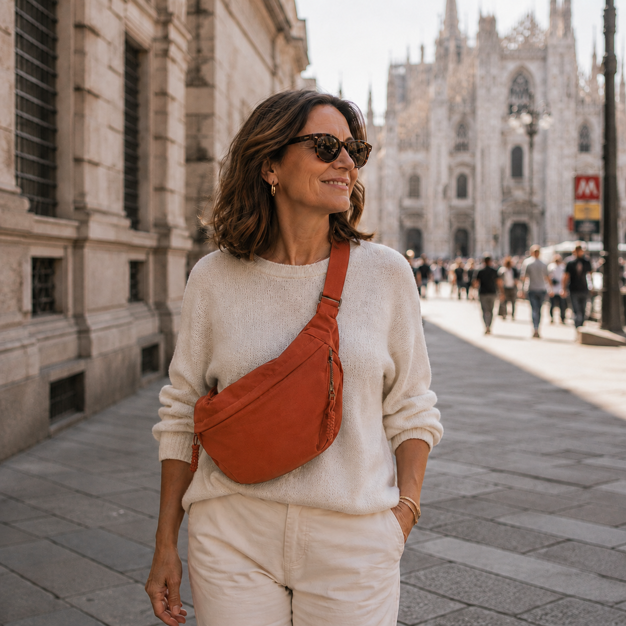 Marta | Bolso de hombro naranja