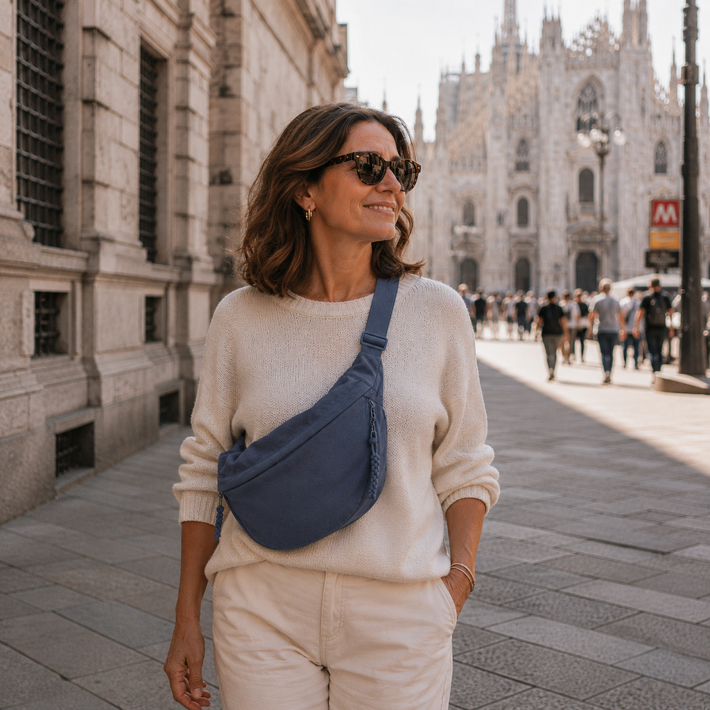 Mara | Bolso de hombro azul