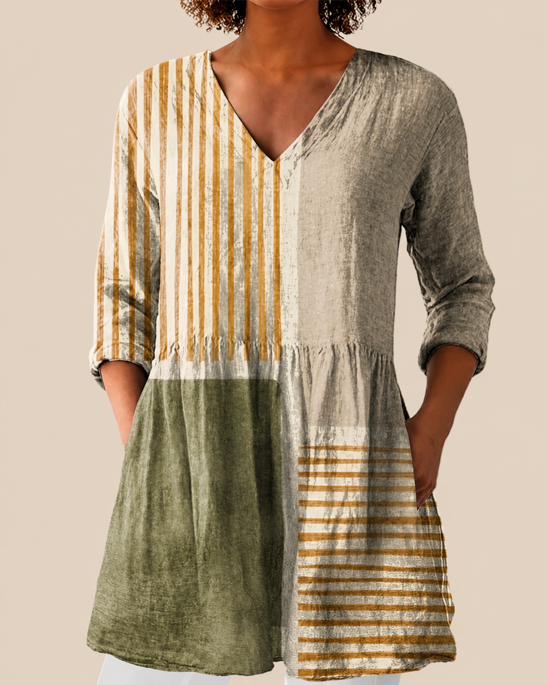 Aurora | Blusa larga con un estampado llamativo