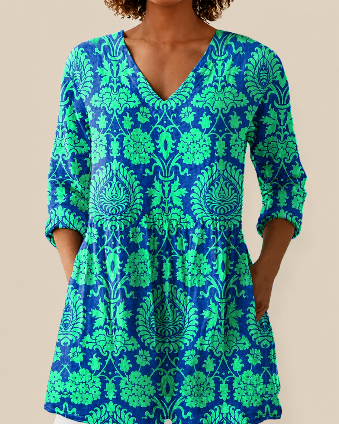 Greta | Blusa larga con un estampado llamativo