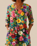 Matilde | Blusa larga con un estampado llamativo
