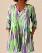 Beatriz | Blusa larga con un estampado llamativo