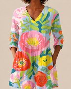 Bella | Blusa larga con un estampado llamativo