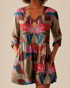 Dolores | Blusa larga con un estampado llamativo