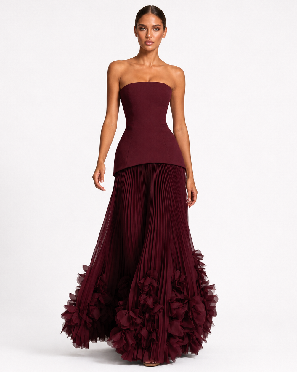 Rosa |  Vestido largo