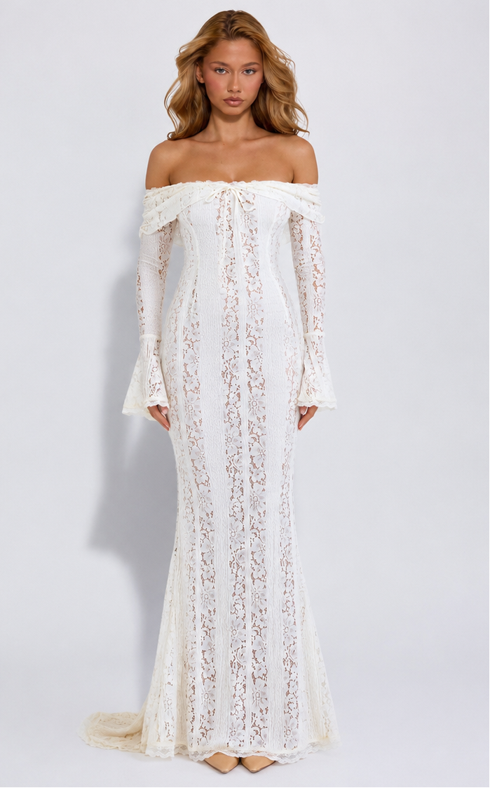 Lorraine | Vestido largo de encaje