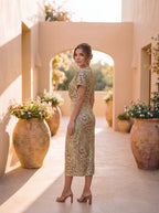 Antonella | Vestido elegante de tejido ligero y fluido