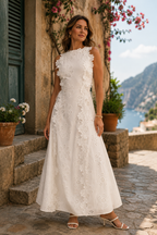 La Bella | Elegante vestido largo bordado