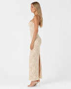 Belén  | Vestido maxi con encaje