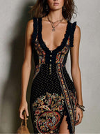 Eva | Vestido con Estampado Bohemio