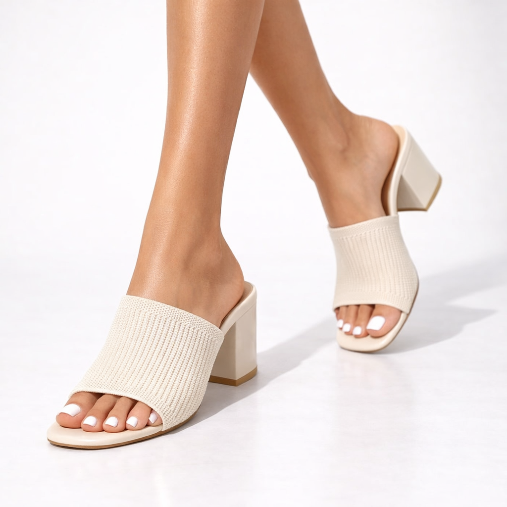 Elena | Sandalias de tacón grueso