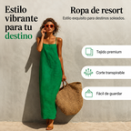 Matilda |  Vestido liso casual para mujer