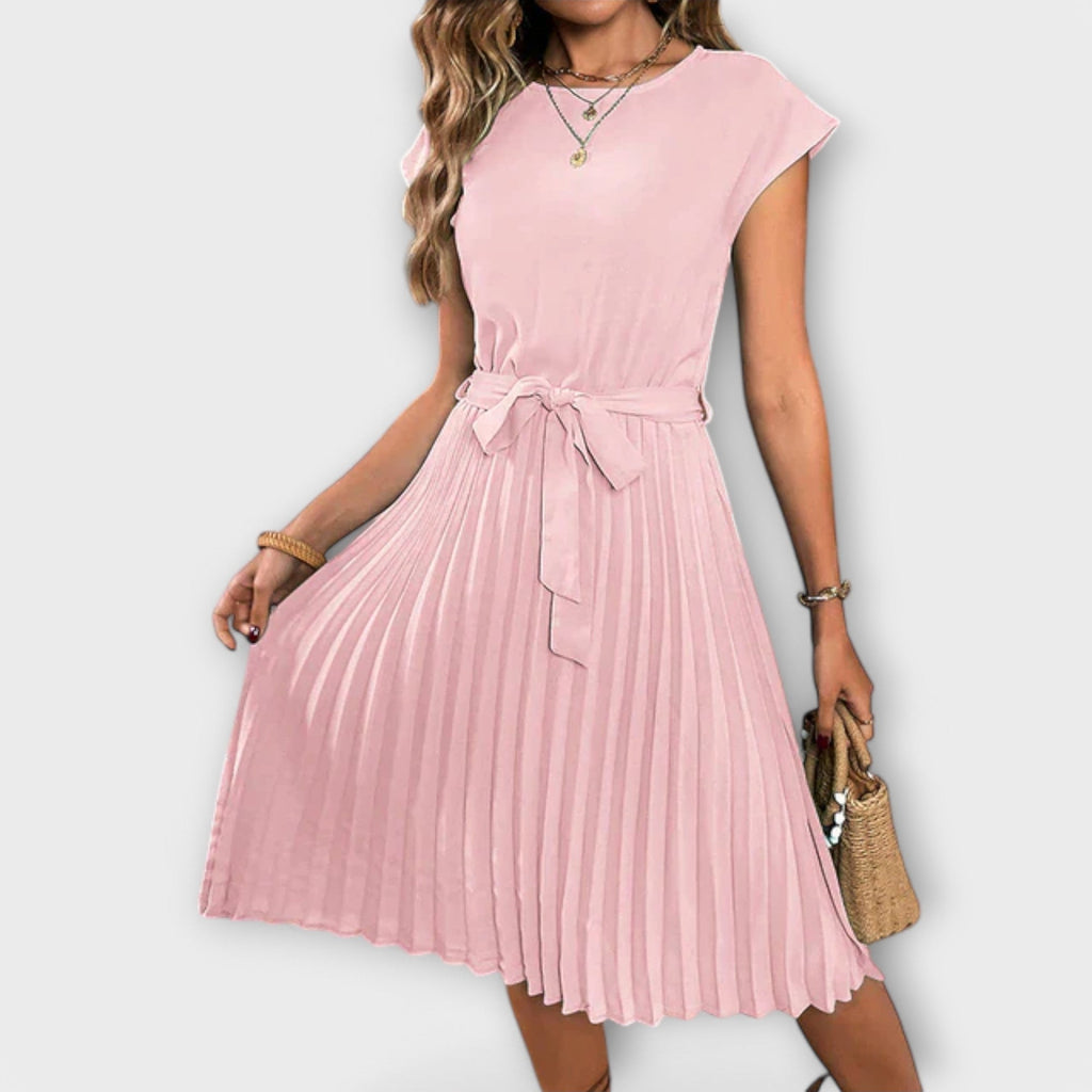 Cleo | Vestido plisado informal
