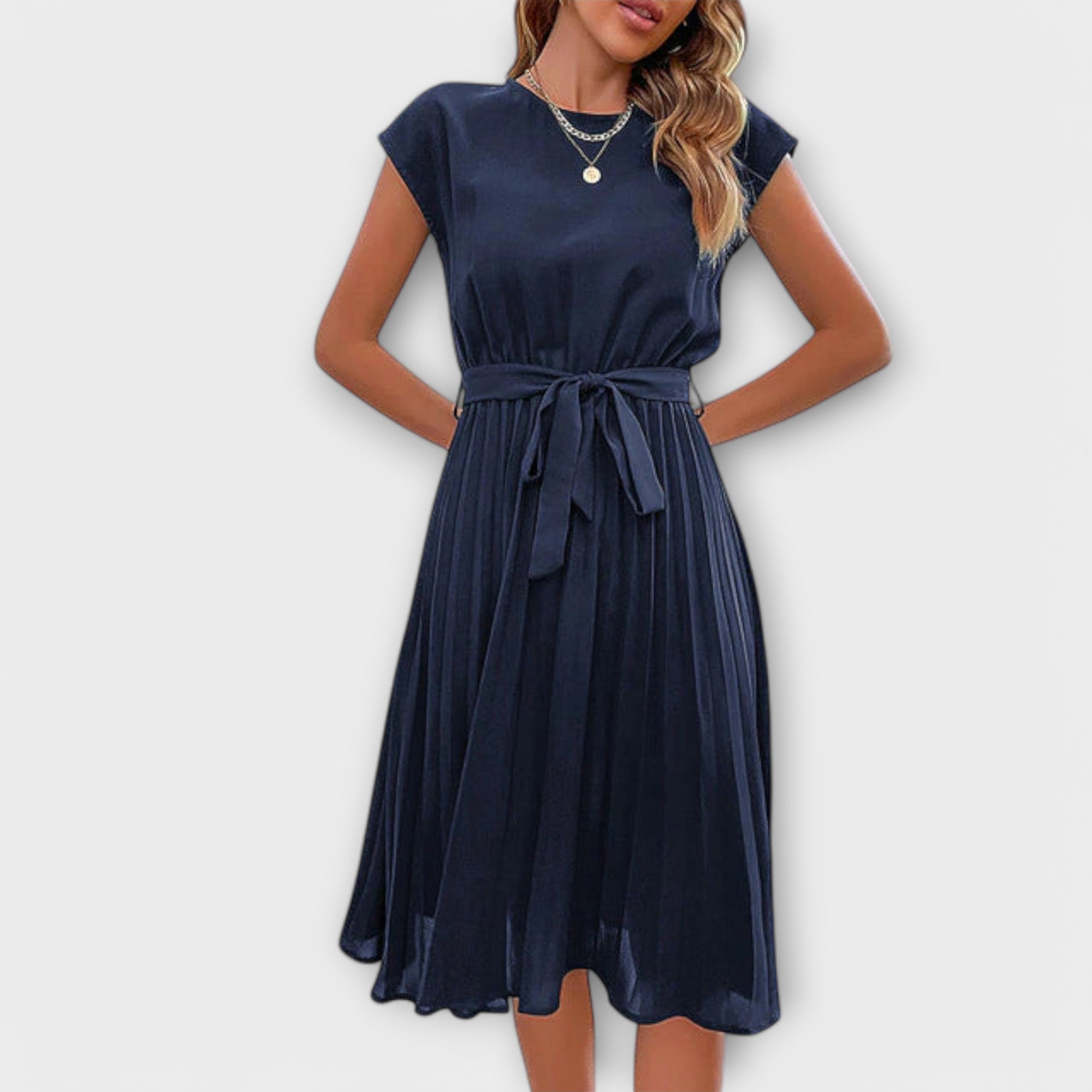 Cleo | Vestido plisado informal