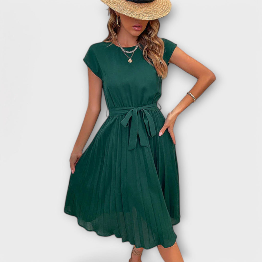 Cleo | Vestido plisado informal