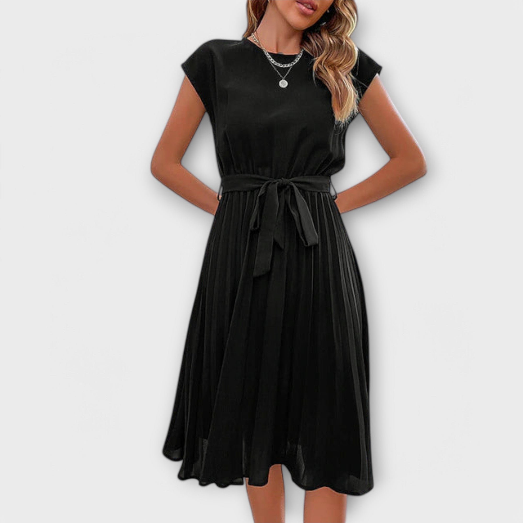 Cleo | Vestido plisado informal