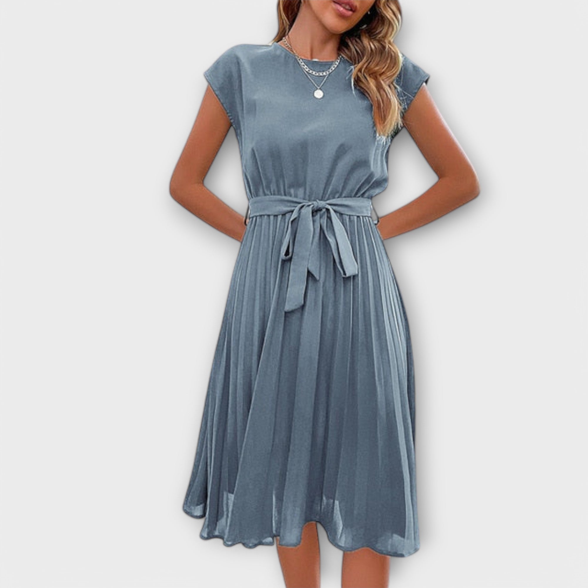 Cleo | Vestido plisado informal