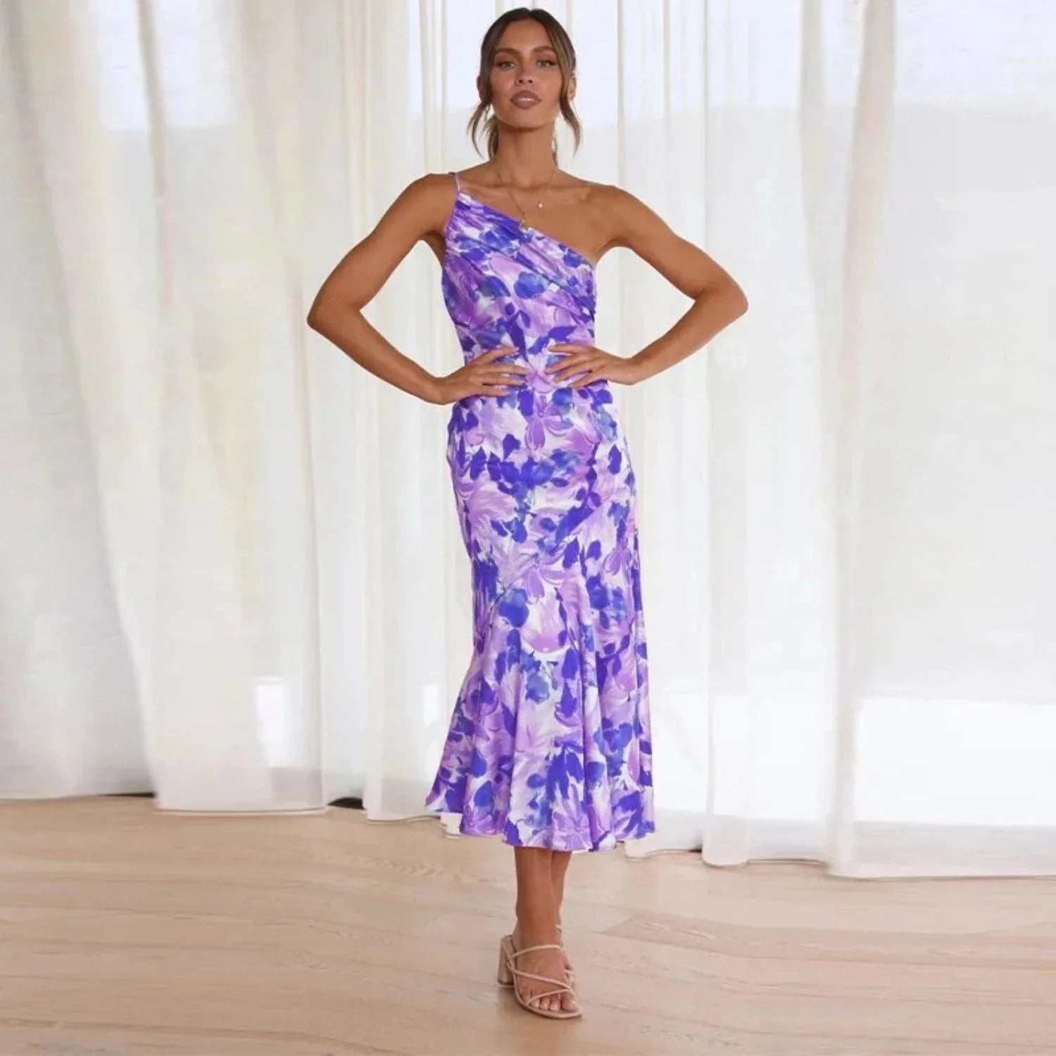 Mariló | Elegante vestido floral de verano