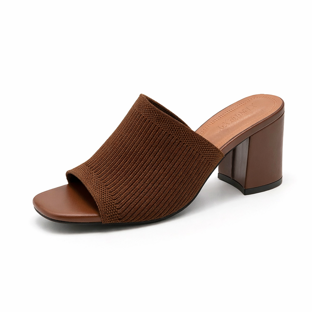Elena | Sandalias de tacón grueso
