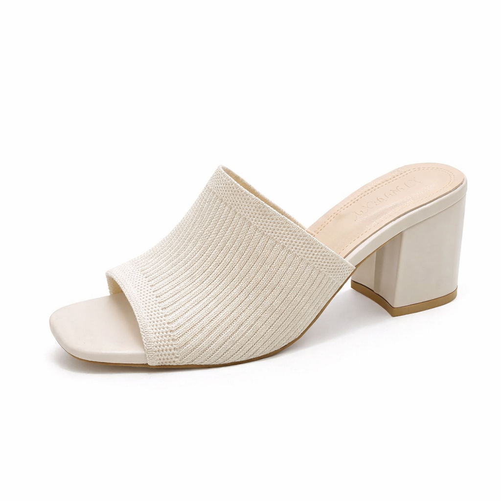 Elena | Sandalias de tacón grueso