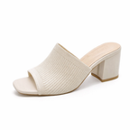 Elena | Sandalias de tacón grueso