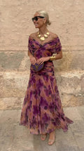 Erica | Vestido de noche color coral