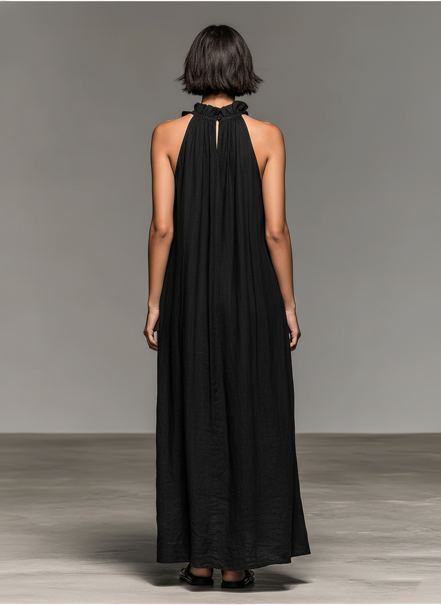 Vera | Vestido Largo Negro Elegante
