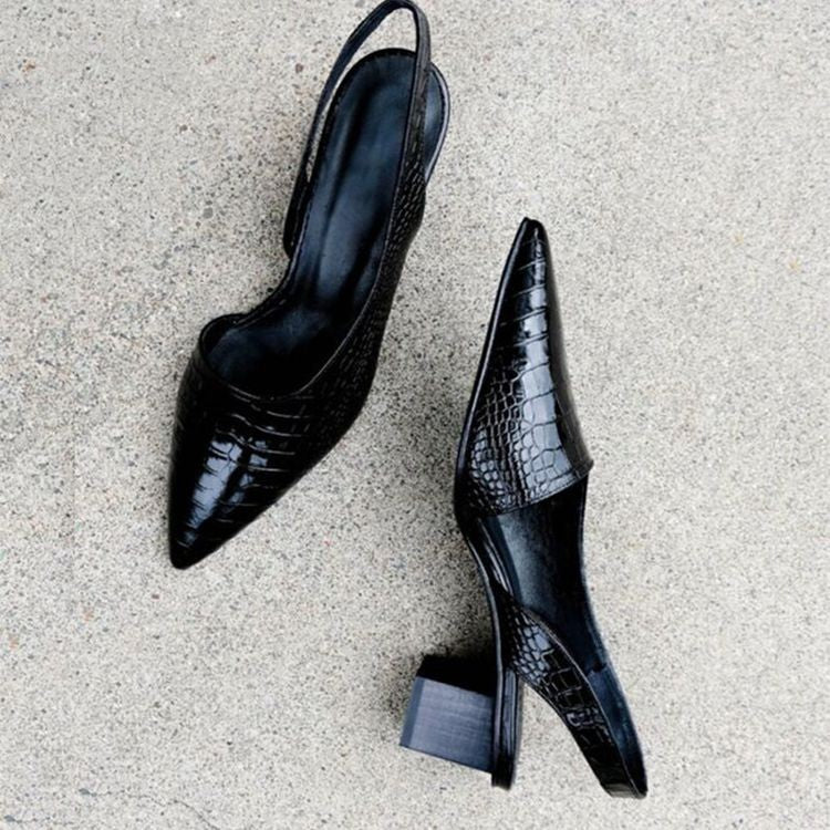 Grabiela | Zapatos de tacón con punta ancha