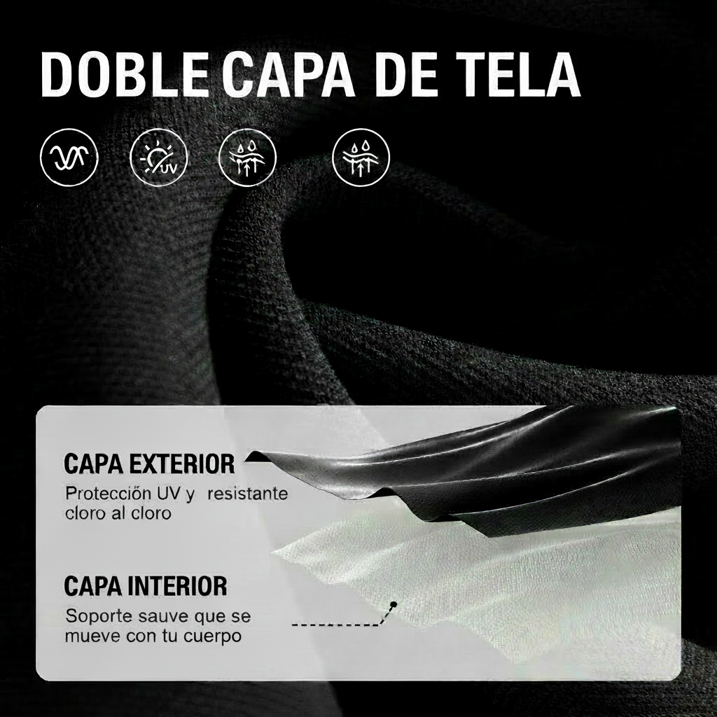 Positano | Bikini 2 en 1 de talle alto con efecto moldeador