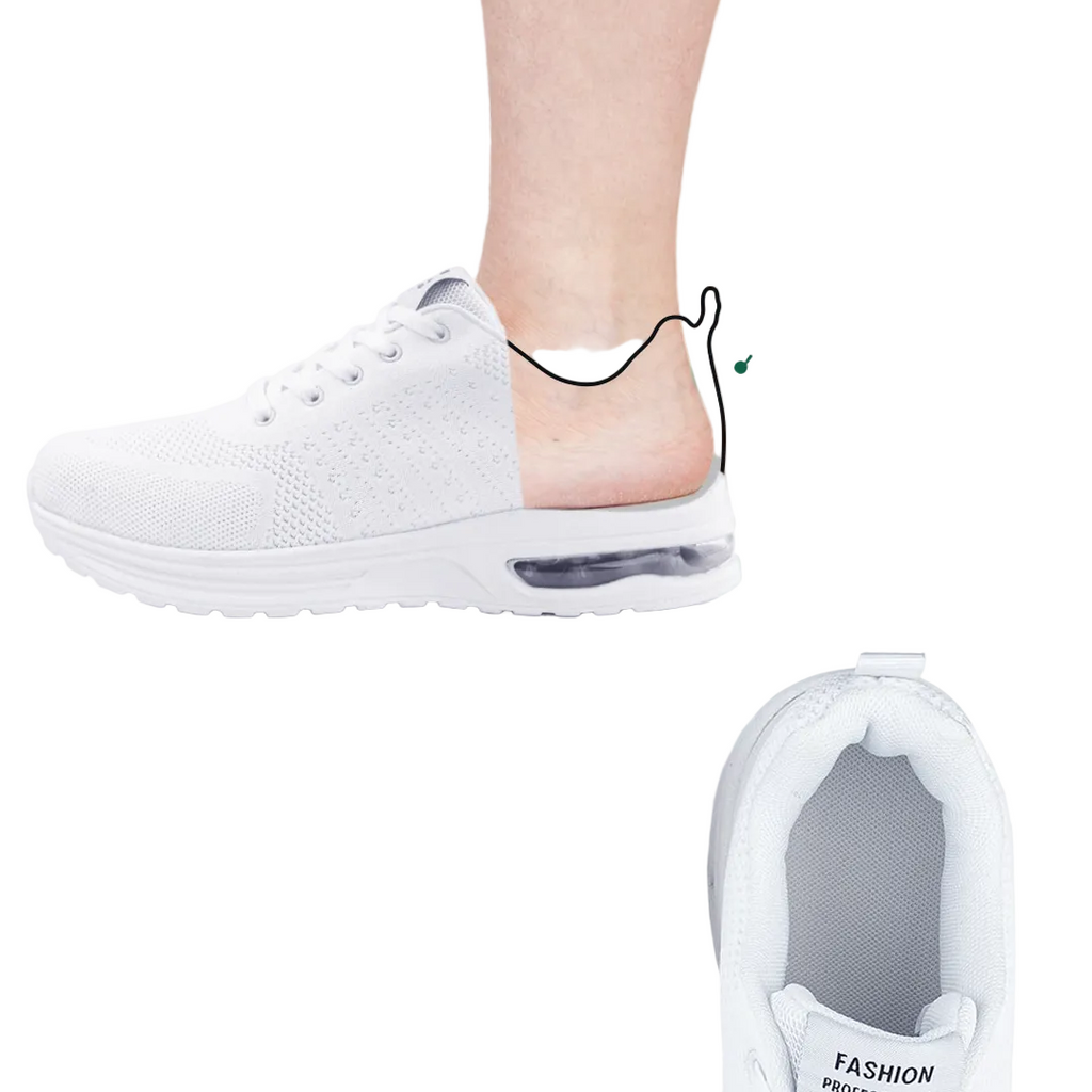 Bella | Zapatos ortopédicos blancos