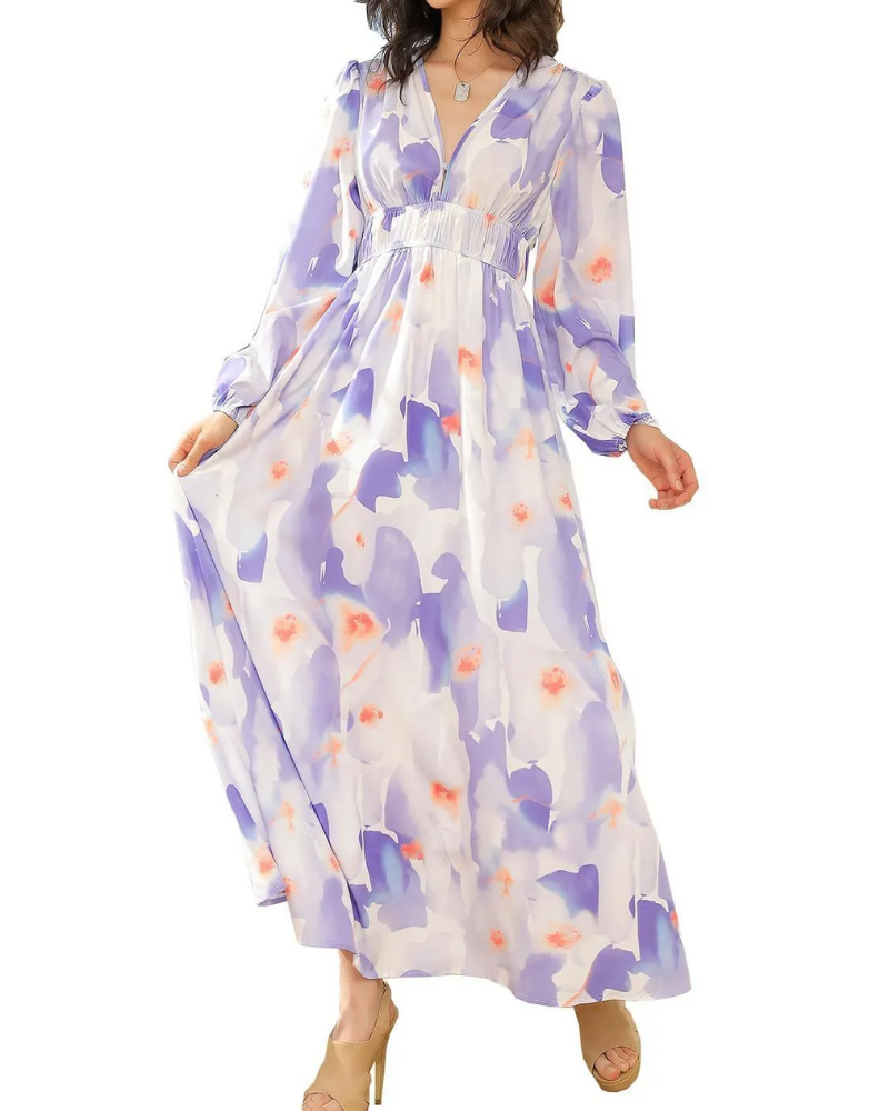 Selena | Vestido femenino con estampado floral