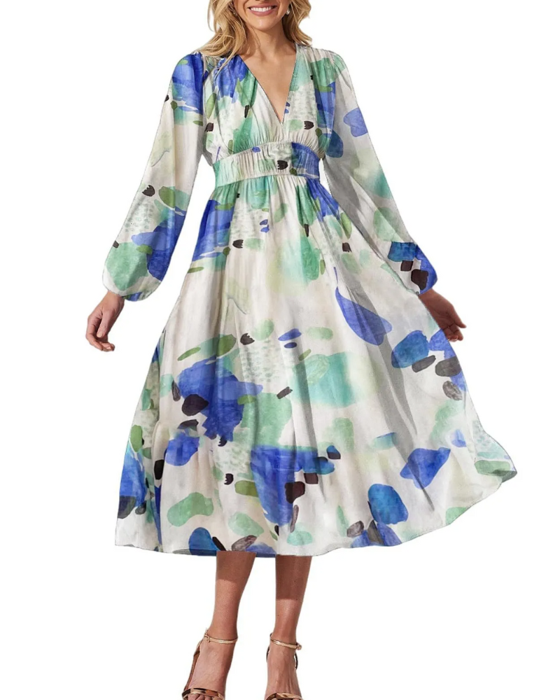 Selena | Vestido femenino con estampado floral