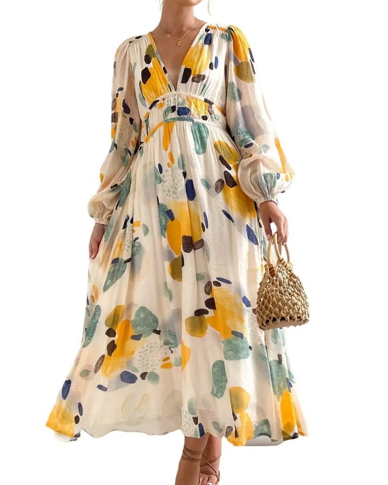 Selena | Vestido femenino con estampado floral
