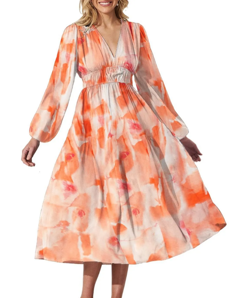 Selena | Vestido femenino con estampado floral