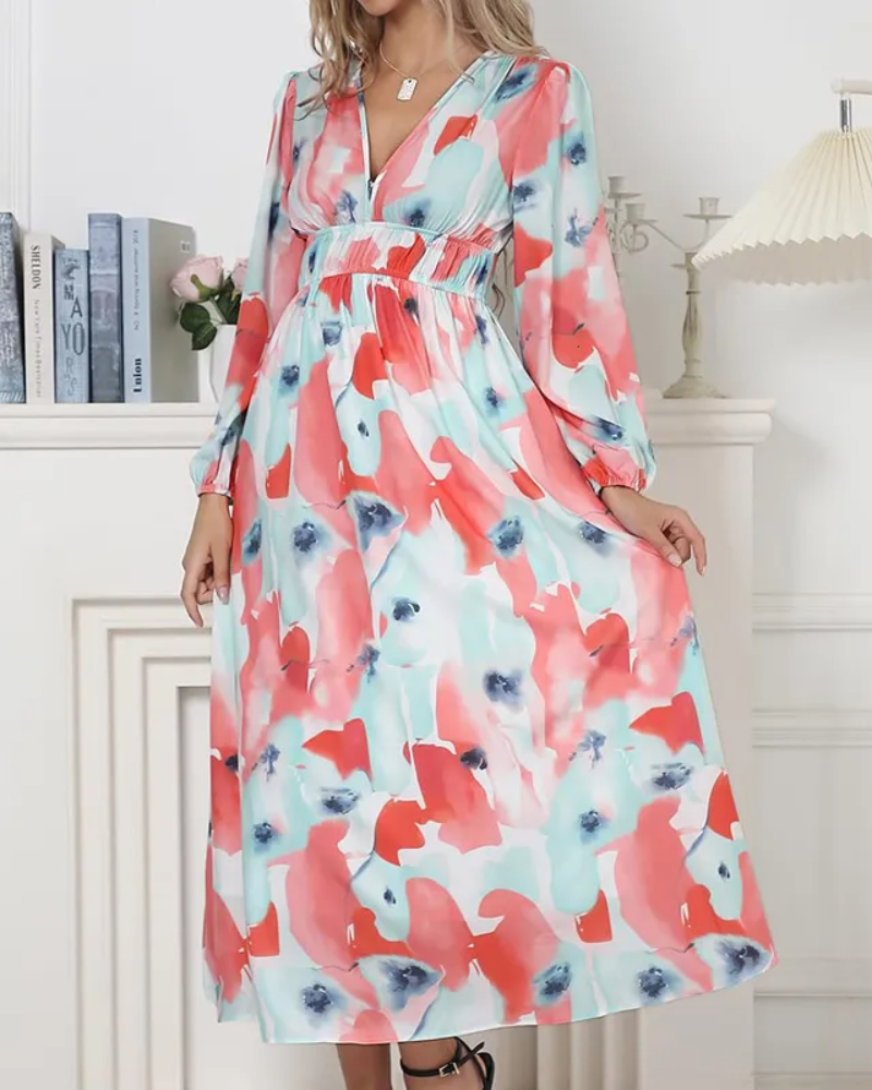 Selena | Vestido femenino con estampado floral