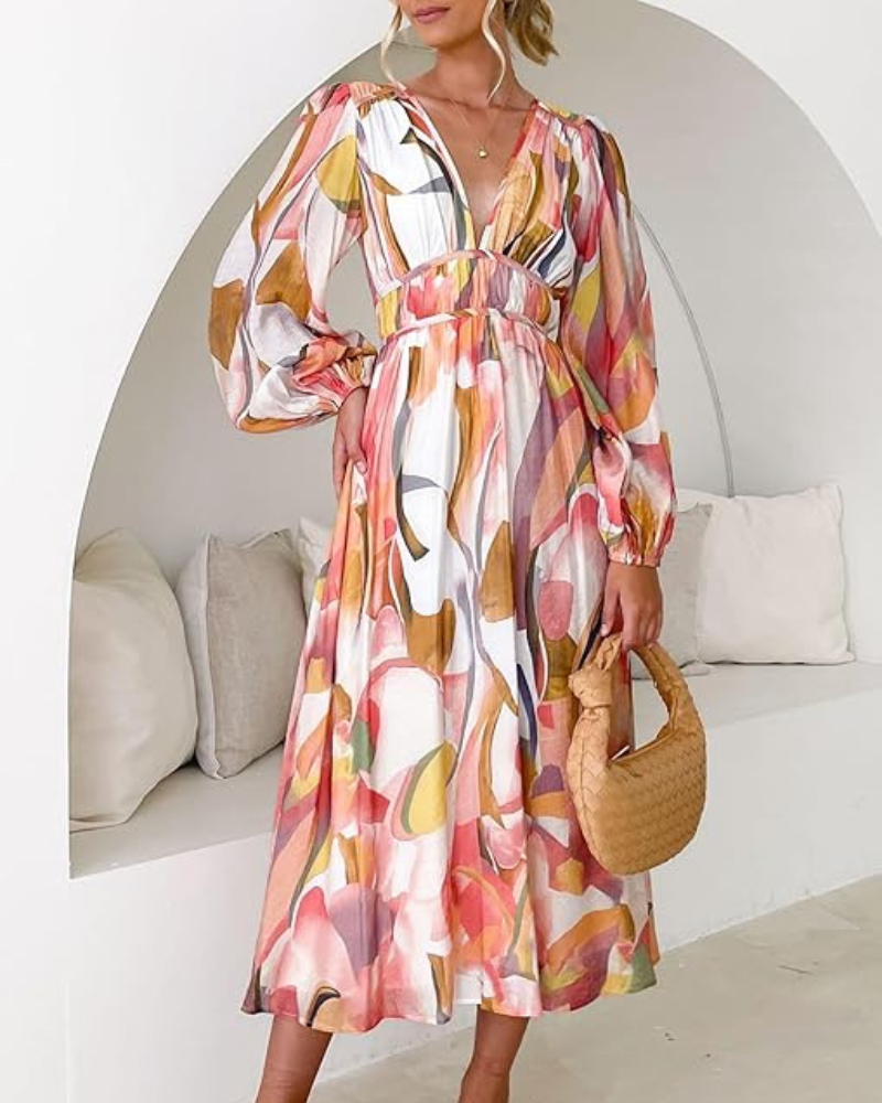 Selena | Vestido femenino con estampado floral