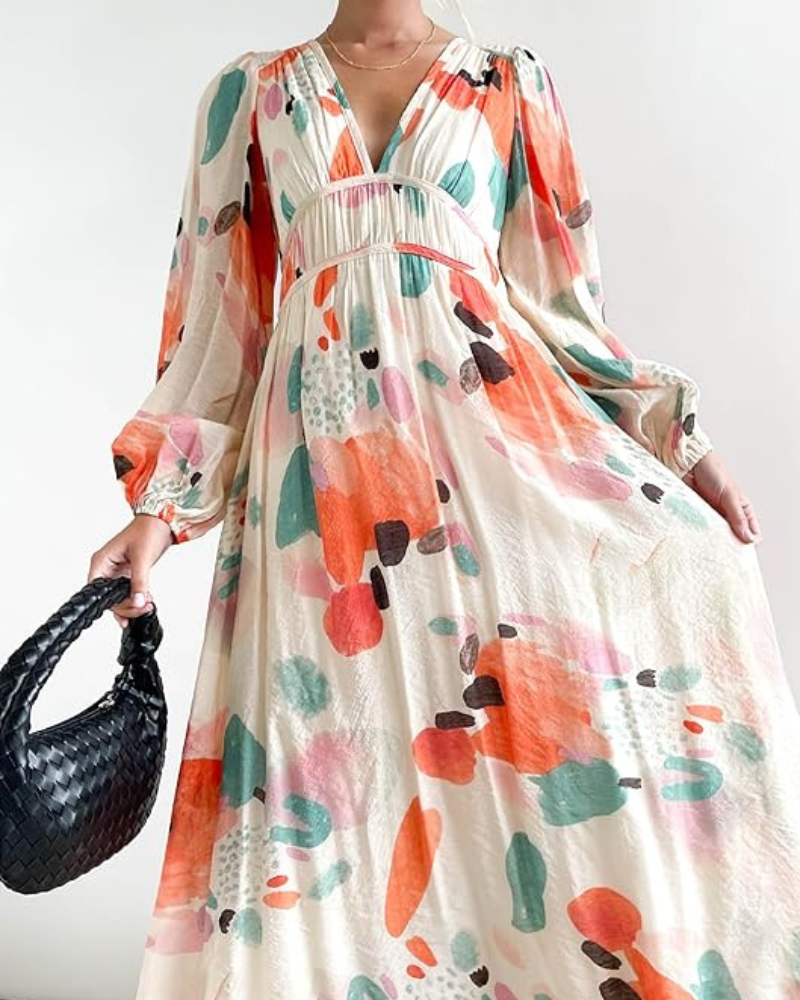 Selena | Vestido femenino con estampado floral