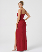 Aria | Vestido maxi con abertura