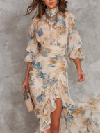 Julieta | Vestido Floral Asimétrico