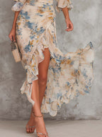 Julieta | Vestido Floral Asimétrico