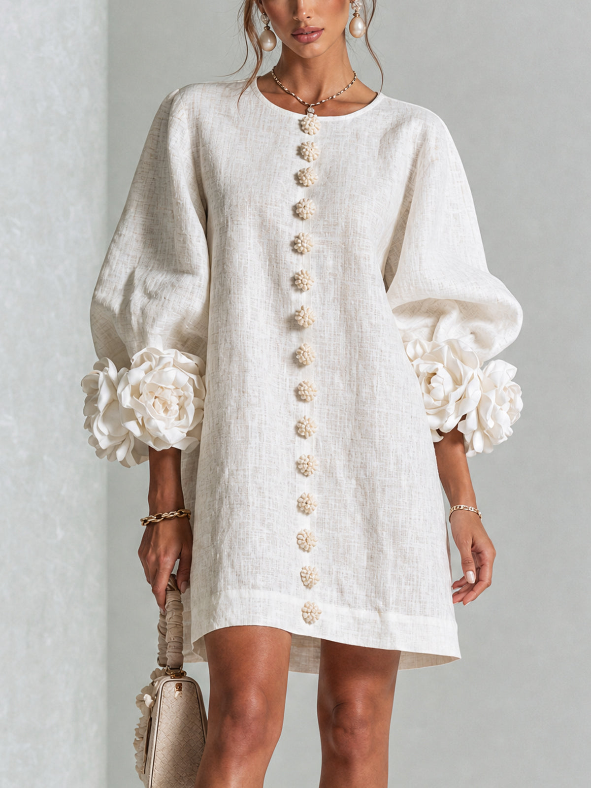 Rosalinda | Minivestido con botones