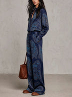 Nora | Conjunto Manga Larga Paisley